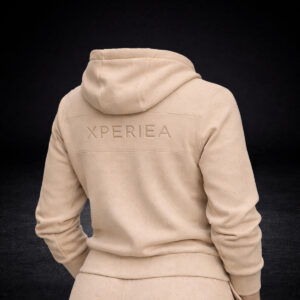 Beige Hoodie Set