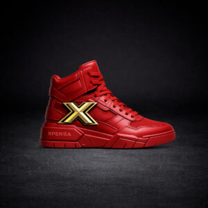 Red High-Top Sneaker
