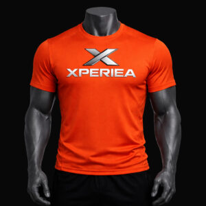 8. Orange Athletic Tee